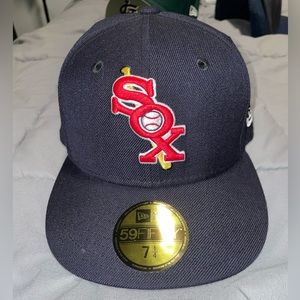NewEra 7 1/4 Retro Chicago White Sox fitted hat